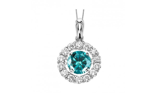 Gems One 14KT White Gold & Diamond Rhythm Of Love Neckwear Pendant  - 3/4 ctw - ROL1039-4WCBL