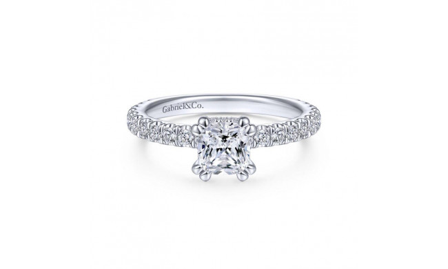 Gabriel & Co. 14k White Gold Contemporary Straight Engagement Ring - ER14649C4W44JJ