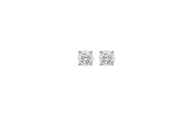 Gems One 14Kt White Gold Diamond (1/4Ctw) Earring - FE1259/25-4WC