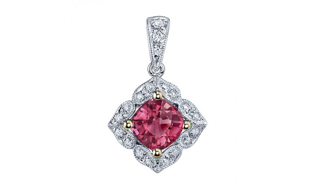 Stanton Color 14k Gold Rhodolite Pendant