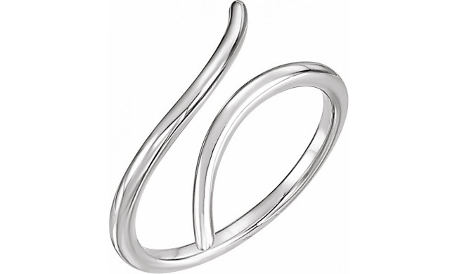 14K White Bypass Ring - 51630101P