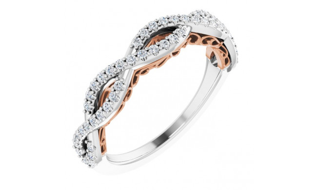 14K White 1/4 CTW Diamond Anniversary Band - 123125604P