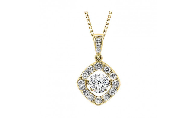Gems One 14KT Yellow Gold & Diamond Rhythm Of Love Neckwear Pendant  - 1-1/2 ctw - ROL1155-4YC