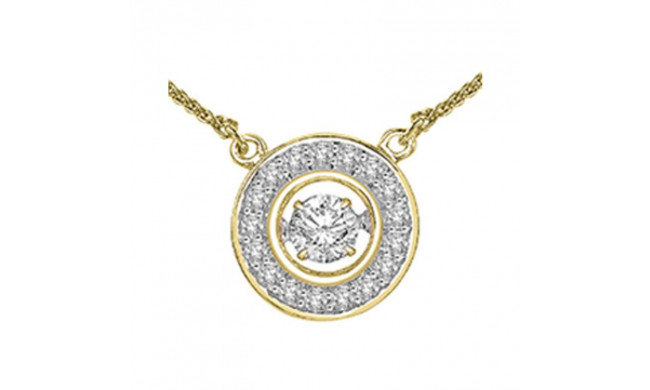 Gems One 14KT Yellow Gold & Diamond Rhythm Of Love Neckwear Pendant  - 1/2 ctw - ROL1068-4YC