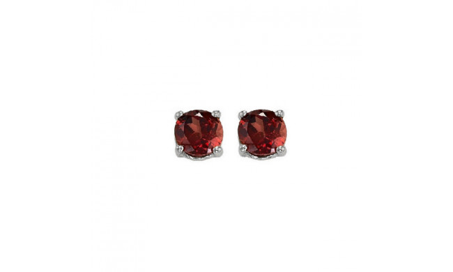 Gems One 14Kt White Gold Garnet (1 Ctw) Earring - EGR50-4W