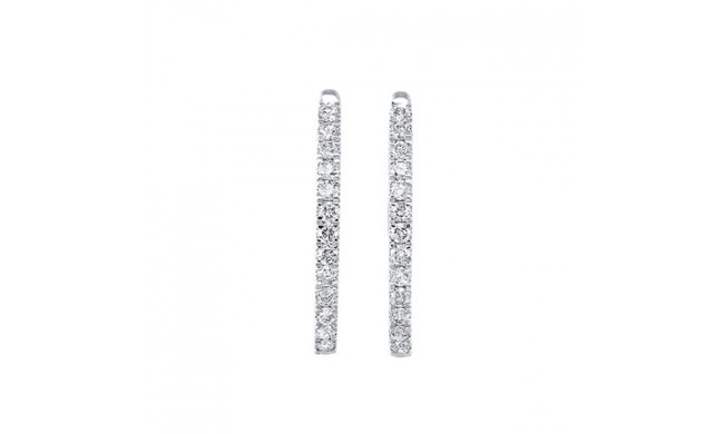 Gems One 14Kt White Gold Diamond (1/4Ctw) Earring - ER10557/25-4WF