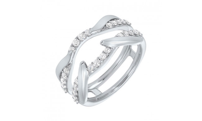 Gems One 14Kt White Gold Diamond(1/2Ctw) Ring - WB6101IR-4WC