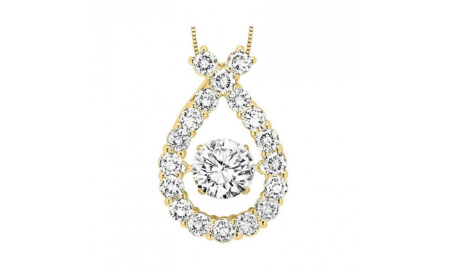 Gems One 14KT Yellow Gold & Diamond Rhythm Of Love Neckwear Pendant  - 1-1/2 ctw - ROL1140-4YC