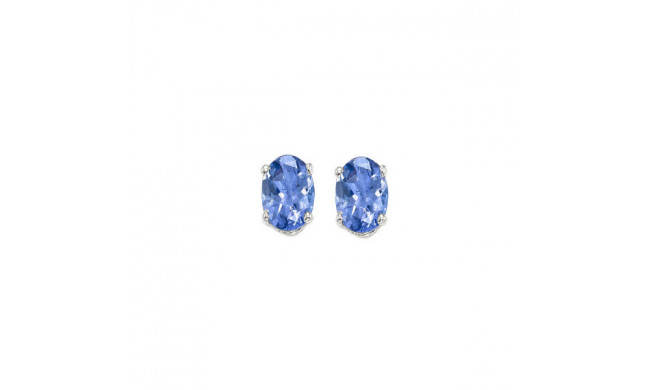 Gems One 14Kt White Gold Tanzanite (7/8 Ctw) Earring - ETO54-4W