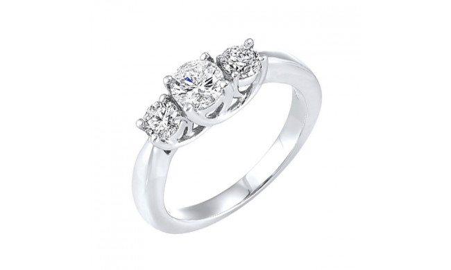 Gems One 14Kt White Gold Diamond (1Ctw) Ring - RG10784-4WF