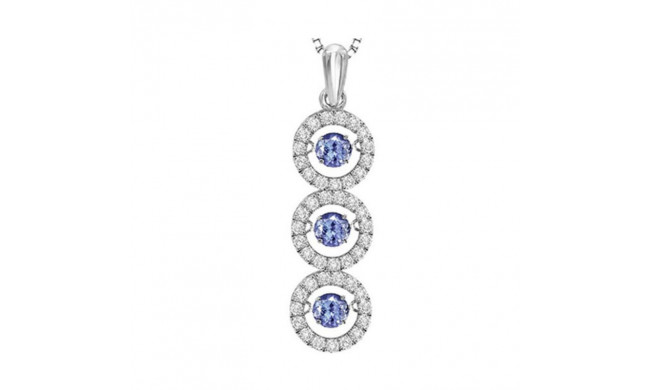 Gems One 14KT White Gold & Diamond Rhythm Of Love Neckwear Pendant   - 5/8 ctw - ROL1133-4WCT