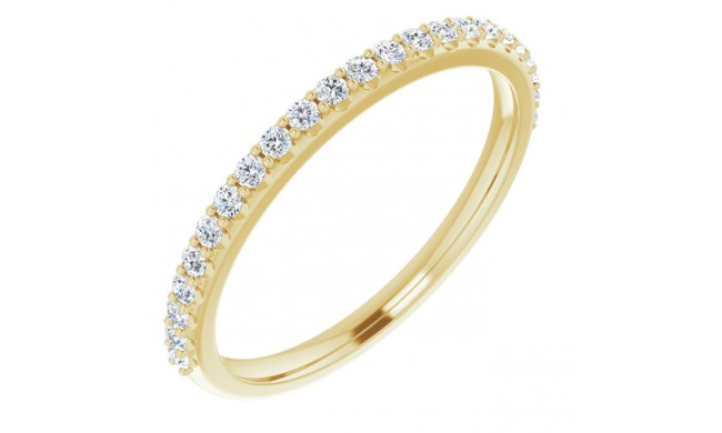 14K Yellow 1/5 CTW Diamond Anniversary Band - 123274601P