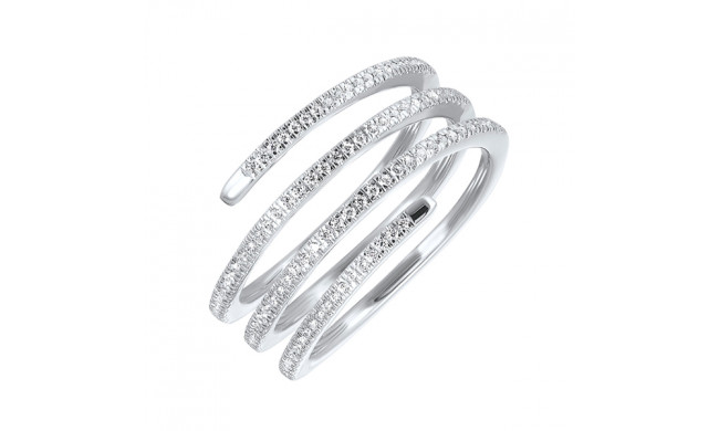 Gems One 14Kt White Gold Diamond (1/4Ctw) Ring - RG11817-4WSC