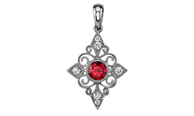 Stanton Color 14k Gold Ruby Pendant