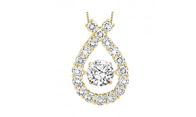 Gems One 14KT Yellow Gold & Diamond Rhythm Of Love Neckwear Pendant  - 1-1/2 ctw - ROL1139-4YC