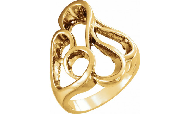 14K Yellow Freeform Ring - 550937135P