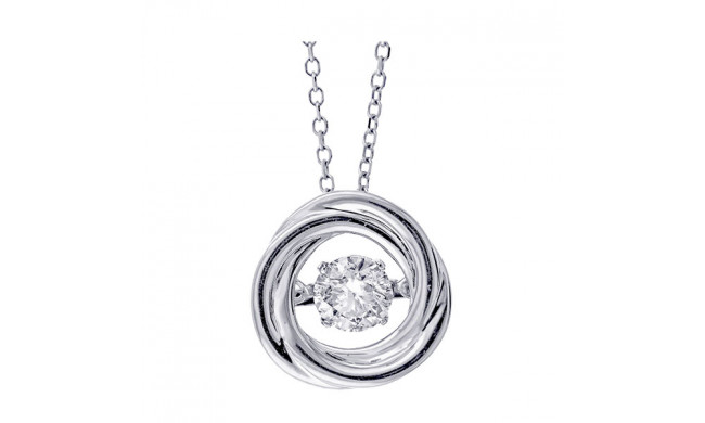 Gems One 14Kt White Gold Diamond (1/3Ctw) Pendant - PD33447-4WD