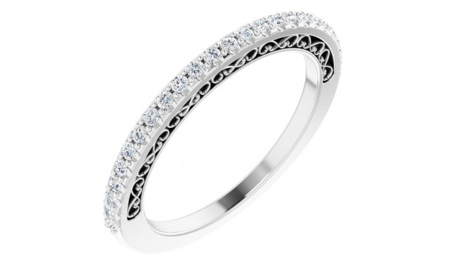 14K White 1/5 CTW Diamond Anniversary Band - 123126600P