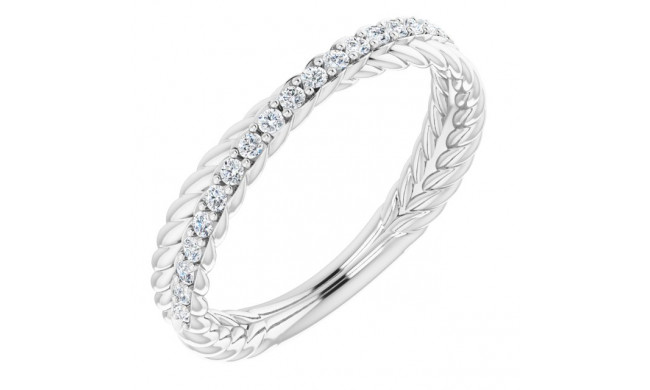 14K White 1/5 CTW Diamond Anniversary Band - 122982600P