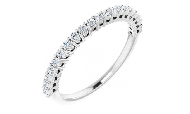 14K White 1/4 CTW Diamond Anniversary Band - 12297860000P