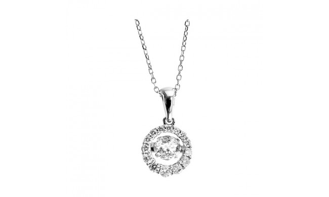 Gems One 14Kt White Gold Diamond (1/2Ctw) Pendant - PD32686-4WD