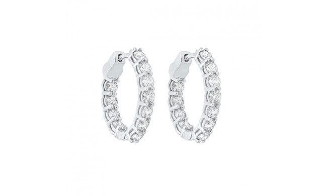 Gems One 14Kt White Gold Diamond (4Ctw) Earring - FE1239-4WC