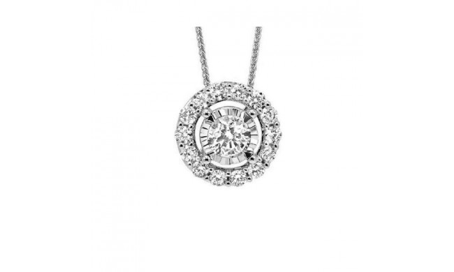 Gems One 14Kt White Gold Diamond (1/4Ctw) Pendant - FP4153/25-4WC