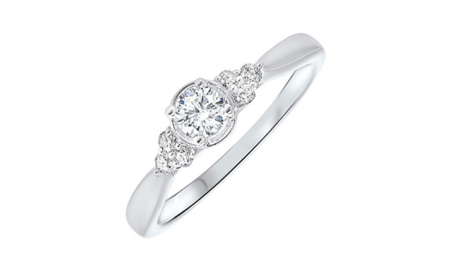 Gems One 14Kt White Gold Diamond(1/3Ctw) Ring - RG68878-4WC