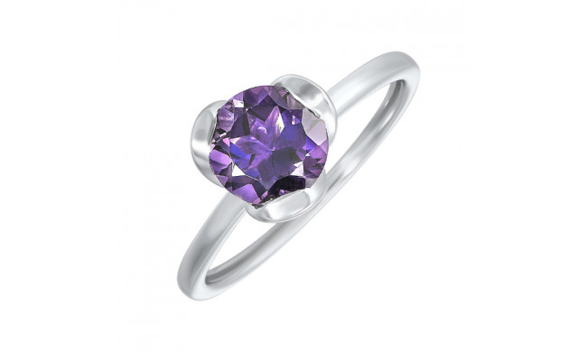 Gems One Silver Amethyst (1 1/4 Ctw) Ring - RG11820-SSNM