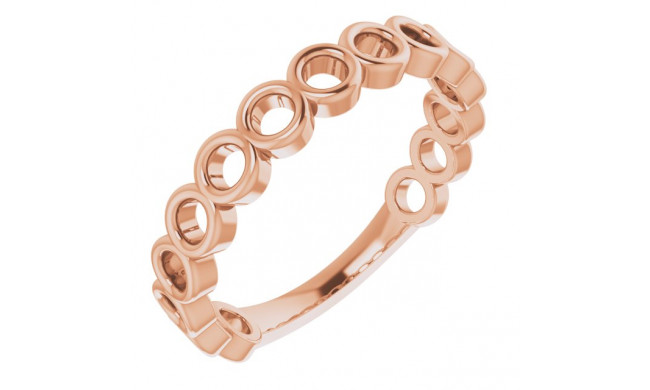 14K Rose Stackable Ring - 51702103P