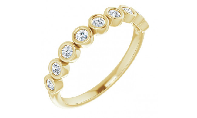 14K Yellow 1/4 CTW Diamond Anniversary Band - 1229686006P