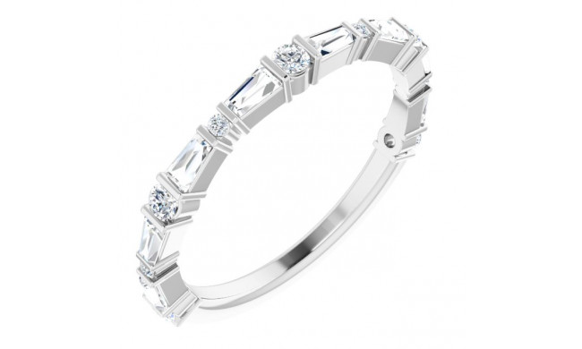 Platinum 1/2 CTW Diamond Anniversary Band - 123572603P