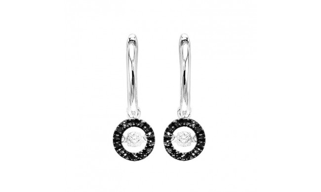 Gems One 14KT White Gold & Diamond Rhythm Of Love Fashion Earrings  - 1/5 ctw - ROL1026-4WCBK