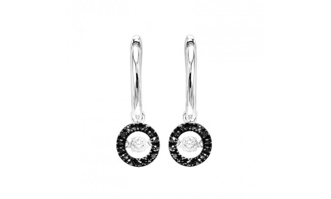Gems One 14KT White Gold & Diamond Rhythm Of Love Fashion Earrings  - 1/5 ctw - ROL1026-4WCBK