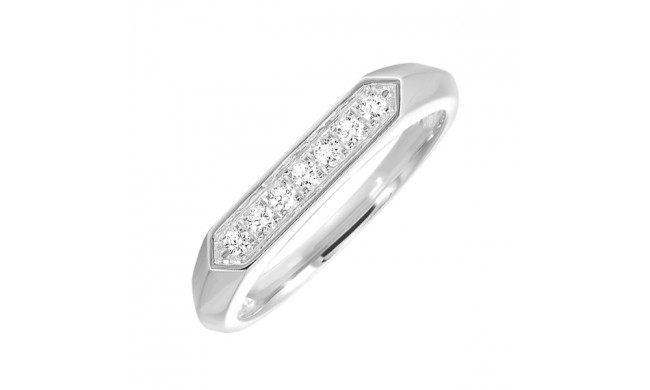 Gems One 10Kt White Gold Diamond (1/8Ctw) Ring - RG11806-1WC
