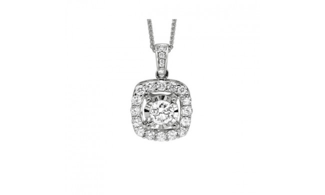 Gems One 14Kt White Gold Diamond (1/3Ctw) Pendant - FP1422/30-4WC