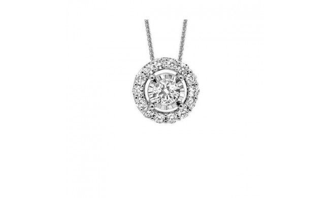 Gems One 14Kt White Gold Diamond (1/10 Ctw) Pendant - FP4153/10-4WC