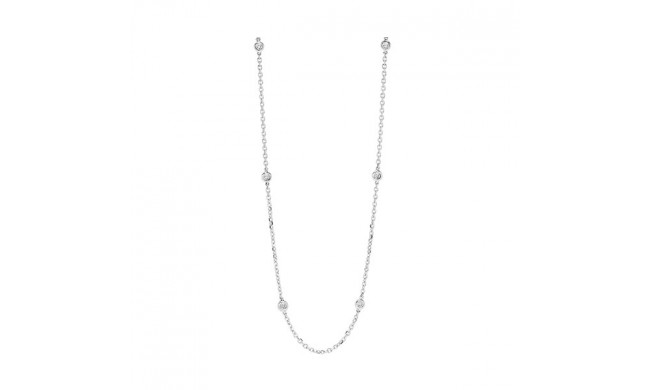 Gems One 14Kt White Gold Diamond (1/2Ctw) Necklace - NK10017-4WF