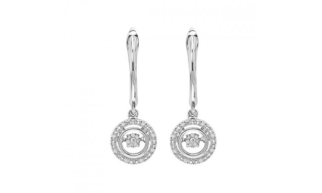 Gems One Silver Diamond (1/10 Ctw) Earring - ROL2028-SSWD