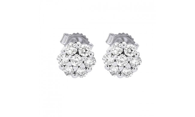 Gems One 14Kt White Gold Diamond (1Ctw) Earring - ER29582-4WH