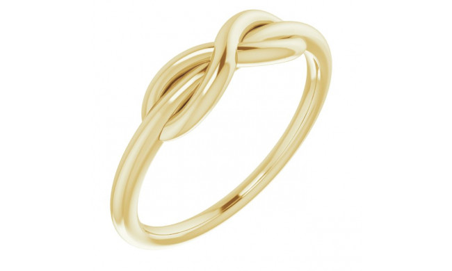 14K Yellow Infinity-Style Ring - 51749102P