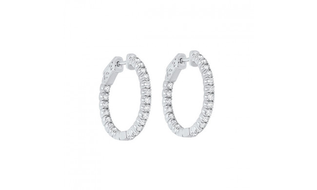 Gems One 14Kt White Gold Diamond (1 1/2Ctw) Earring - FE1185-4WC