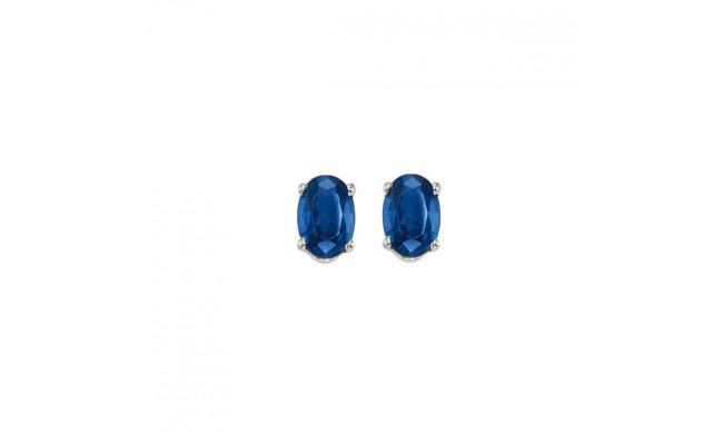 Gems One 14Kt White Gold Sapphire (1/2 Ctw) Earring - ESO53-4W