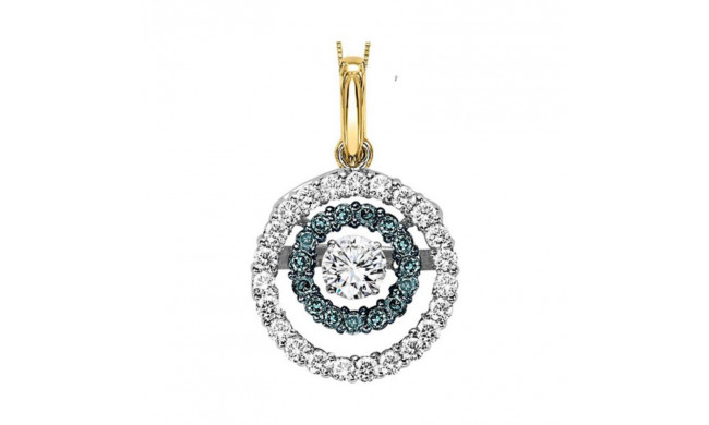 Gems One 14KT Yellow Gold & Diamond Rhythm Of Love Neckwear Pendant  - 3/8 ctw - ROL1013-4YCBL