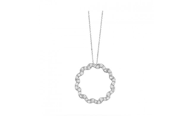 Gems One 14Kt White Gold Diamond (1/2Ctw) Pendant - PD10637/50-4WSC