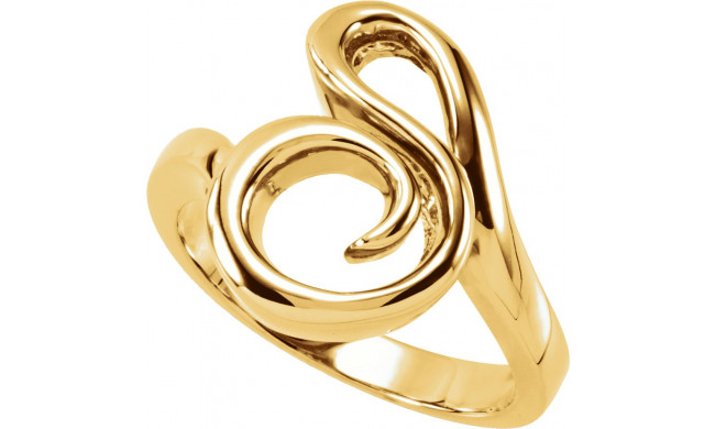 14K Yellow Fashion Ring - 5811122392P