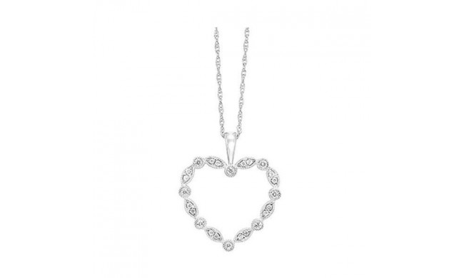 Gems One 14Kt White Gold Diamond (1/8Ctw) Pendant - PD33046-4WD