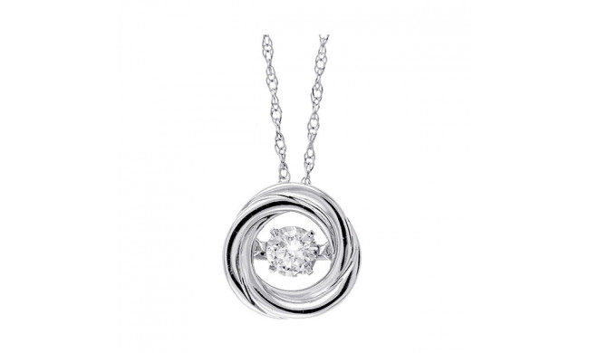 Gems One 14Kt White Gold Diamond (1/6Ctw) Pendant - PD33446-4WD