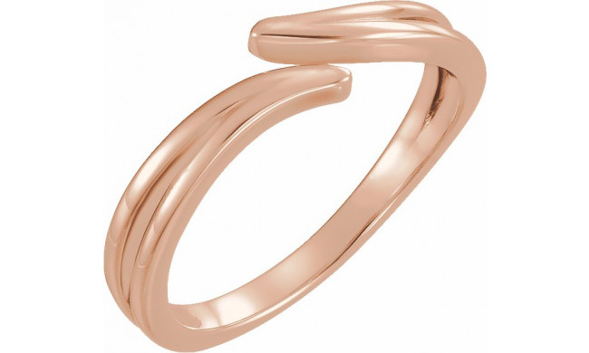 14K Rose Bypass Ring - 51709103P