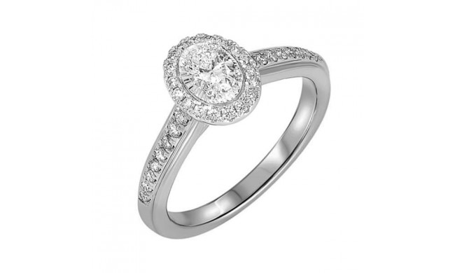 Gems One 14Kt White Gold Diamond(5/8Ctw) Ring - RG63188-4WB